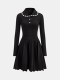 Ribbed Polo Dress