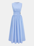 Decorative Detail Sleeveless Maxi Dress