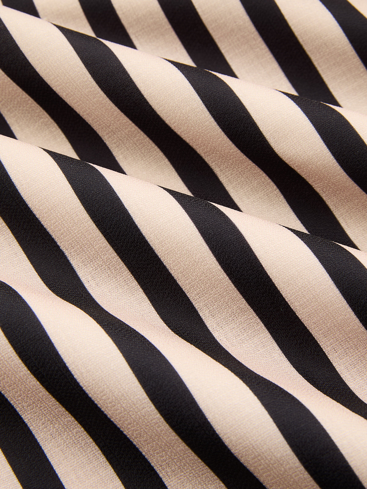 Striped Tie Shoulder V Neck Maxi Dress